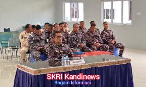 omandan Lanal DBS Hadiri Apel Virtual Pangkoarmada RI