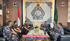 Danlanal Bintan Lakukan Kunjungan Silahturahmi Ke Kejari Bintan Untuk Perkuat Sinergi Penegakan Hukum