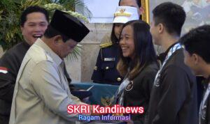 Martina Ayu Bawa 5 Emas, Prabowo Hitung Satu per Satu di Istana