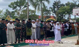 Shalat Istisqa Bersama, Danlanal Bintan dan Warga Tanjungpinang Memohon Hujan Untuk Bumi yang Kering