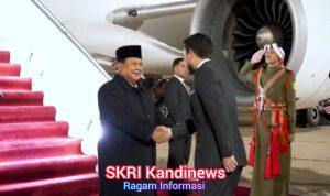 Lawatan Kenegaraan: Prabowo Tiba di Amman dengan Sambutan Kehormatan