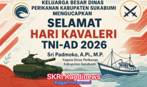 Keluarga Besar Dinas Perikanan Kabupaten Sukabumi Mengucapkan Selamat Hari Kavaleri Tni-Ad 2026