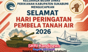 Keluarga Besar Dinas Perikanan Kabupaten Sukabumi Mengucapkan Selamat Hari Peringatan Pembela Tanah Air (Peta) 2026