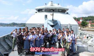 Lanal Nias Sambut Kedatangan Kapal Kepresidenan KRI Bung Karno-369, Gelar Open Ship Untuk Masyarakat Nias