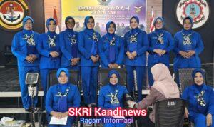 Jalasenastri & Prajurit Lanal Bintan Donor Darah untuk HUT Dharma Pertiwi