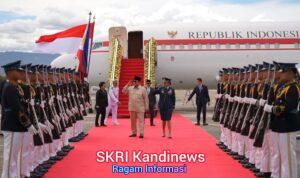 Prabowo Tiba di Filipina untuk Hadiri KTT ASEAN, Disambut Tarian dan Pasukan Jajar Kehormatan