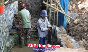 Dinas PU Sukabumi Rekonstruksi DI Cipamatutan Infrastruktur Pertanian Maju, Unggul, Berbudaya, dan Berkah