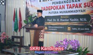 Ketum IPSI Sugiono Hadiri Pengajian Akbar Pembangunan Padepokan Tapak Suci di Jogja