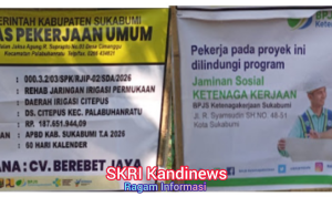 Dinas PU Sukabumi Rehabilitasi Jaringan Irigasi Citepus, Perkuat Ketahanan Pangan Petani Jadi Berkah Mubarokah