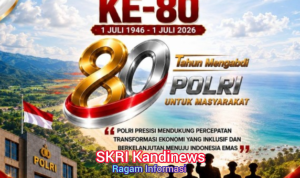 Dispar Sukabumi Ucapkan Dirgahayu Hari Bhayangkara ke-80
