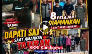 Satpol PP dan Kepolisian Sukabumi Amankan 8 Pelajar Diduga Hendak Tawuran