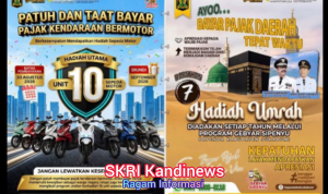 Sukabumi Mubarokah, Asep Japar Hadiah Motor dan Umroh untuk Warga Taat Pajak