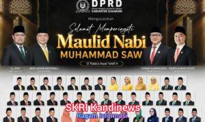 DPRD Kabupaten Sukabumi Ajak Teladani Akhlak Nabi di Peringatan Maulid 1448 H