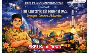 Dinas PU Sukabumi Sambut Hari Keantariksaan Nasional 2026 Semangat Muabrokah Bangun Negeri Menuju Masa Depan