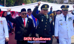 Ketua DPRD Sukabumi Budi Azhar Ikut Meriahkan dan Apresiasi Kibaran Bendera 300 Meter di Karanghawu