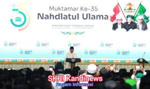 Muktamar ke-35 NU Jombang, Prabowo Tegaskan NU Selalu Hadir di Saat Krisis