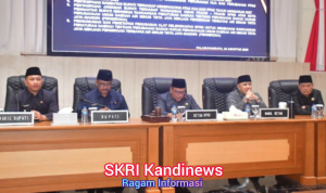 Rapat Paripurna DPRD Bupati Asep Japar Paparkan Agenda APBD dan Transformasi BUMD Menuju Sukabumi Mubarokah