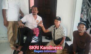 Bantu Warga yang Dua Tahun Menderita Stroke di Babakanmulya, DPC Gerindra Kuningan Berikan Kursi Roda