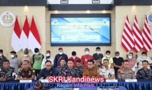 Belasan Penumpang Speed Boat Diamankan Lanal Dumai Dugaan Human Trafficking